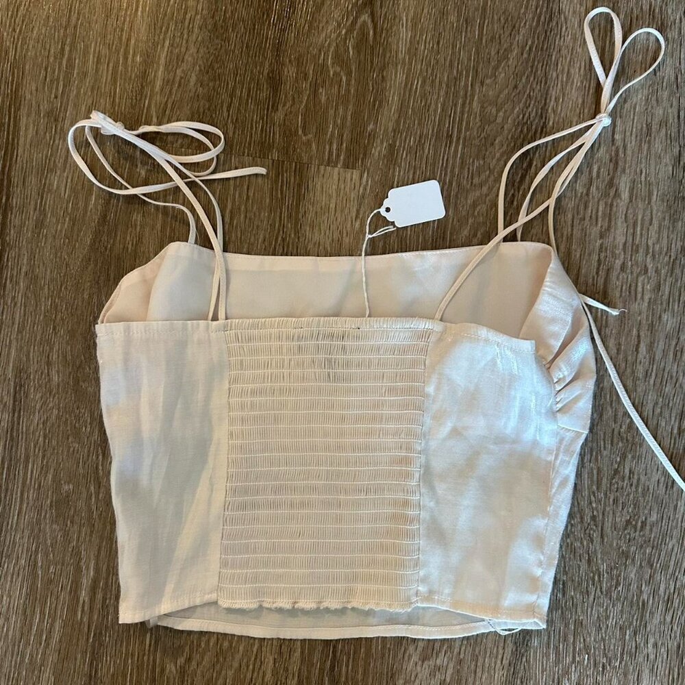 Forever 21 Cream Tank Top - Picture 2 of 3